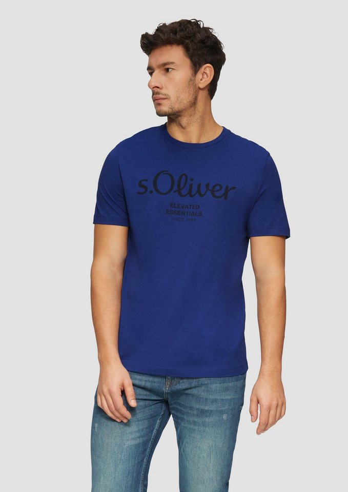 s.Oliver Kurzarmshirt T-Shirt T-Shirt mit Logo-Print von s.Oliver