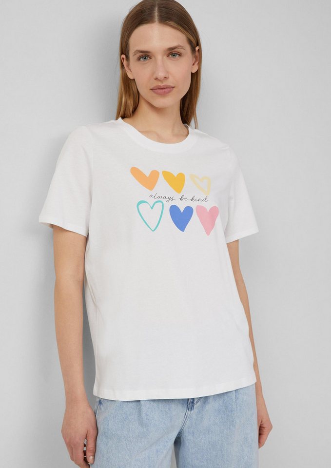 s.Oliver Kurzarmshirt T-Shirt T-Shirt mit Pride-Motiv von s.Oliver
