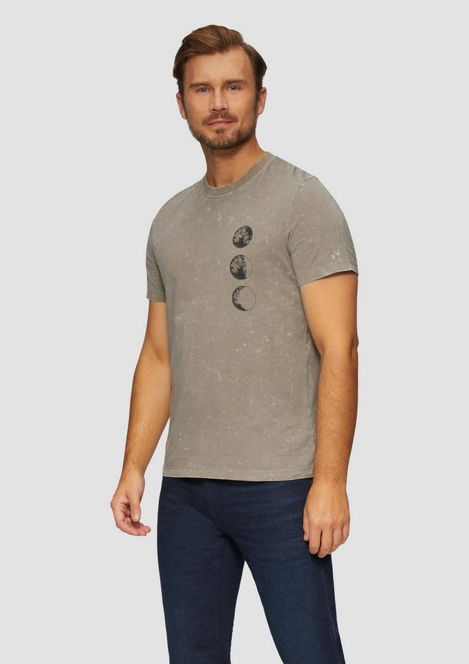 s.Oliver Kurzarmshirt T-Shirt T-Shirt mit Used-Effekt von s.Oliver