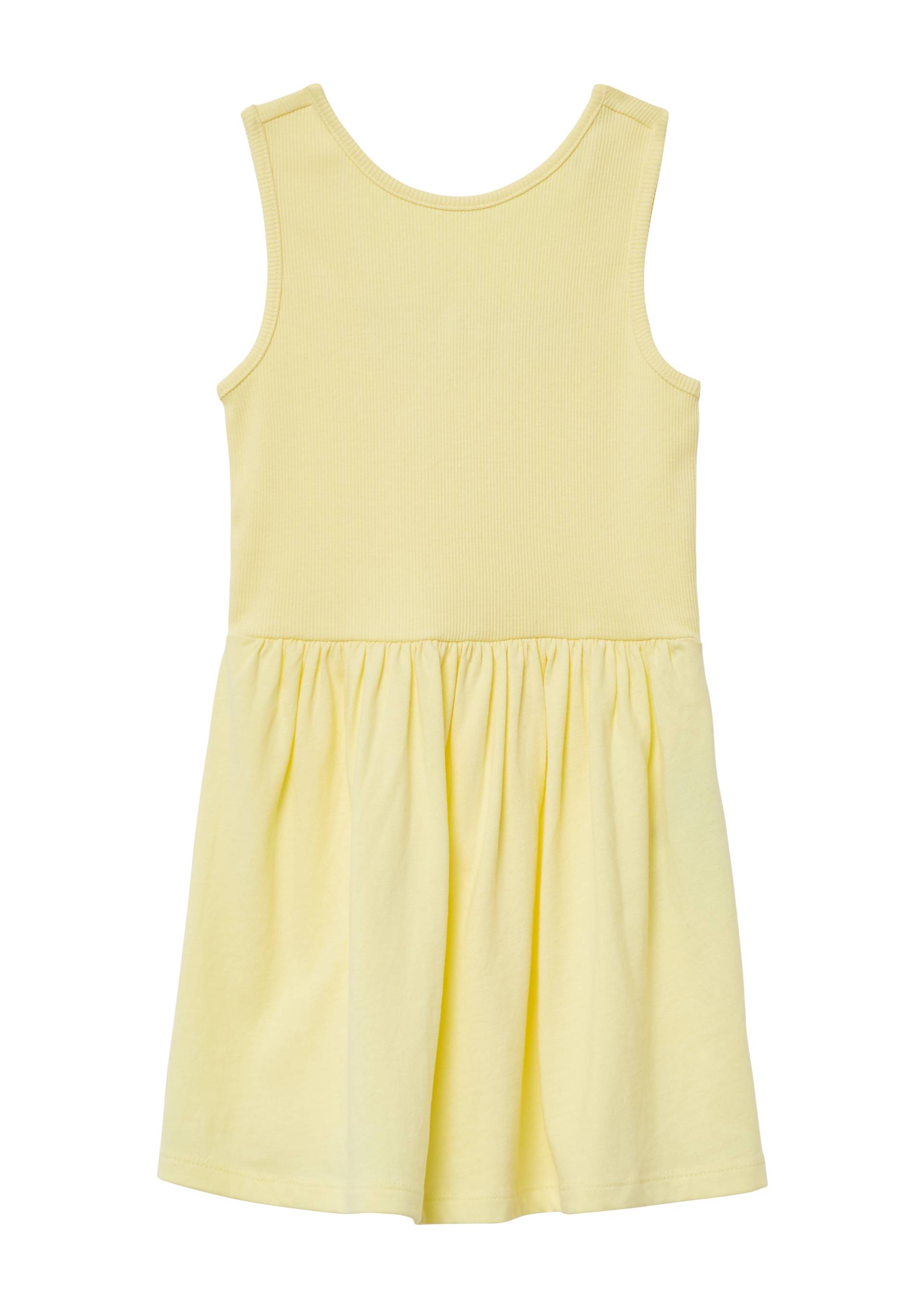 s.Oliver - Kurzes Kleid aus Baumwollmix mit Rücken-Detail, Kinder, gelb s.Oliver - Kurzes Kleid aus Baumwollmix mit Rücken-Detail, Kinder, gelb von s.Oliver