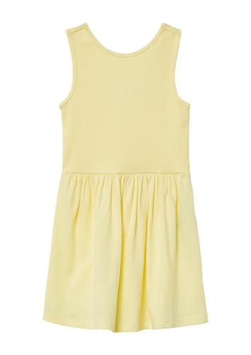 s.Oliver Kurzes Kleid aus Baumwollmix mit Rücken-Detail helles Zitrone 134 von s.Oliver