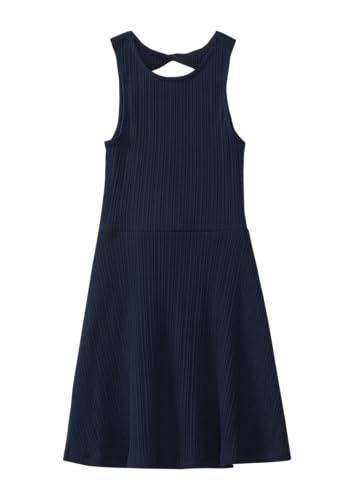 s.Oliver Kurzes Kleid aus Rippware mit Cut-Out Navy 134 von s.Oliver