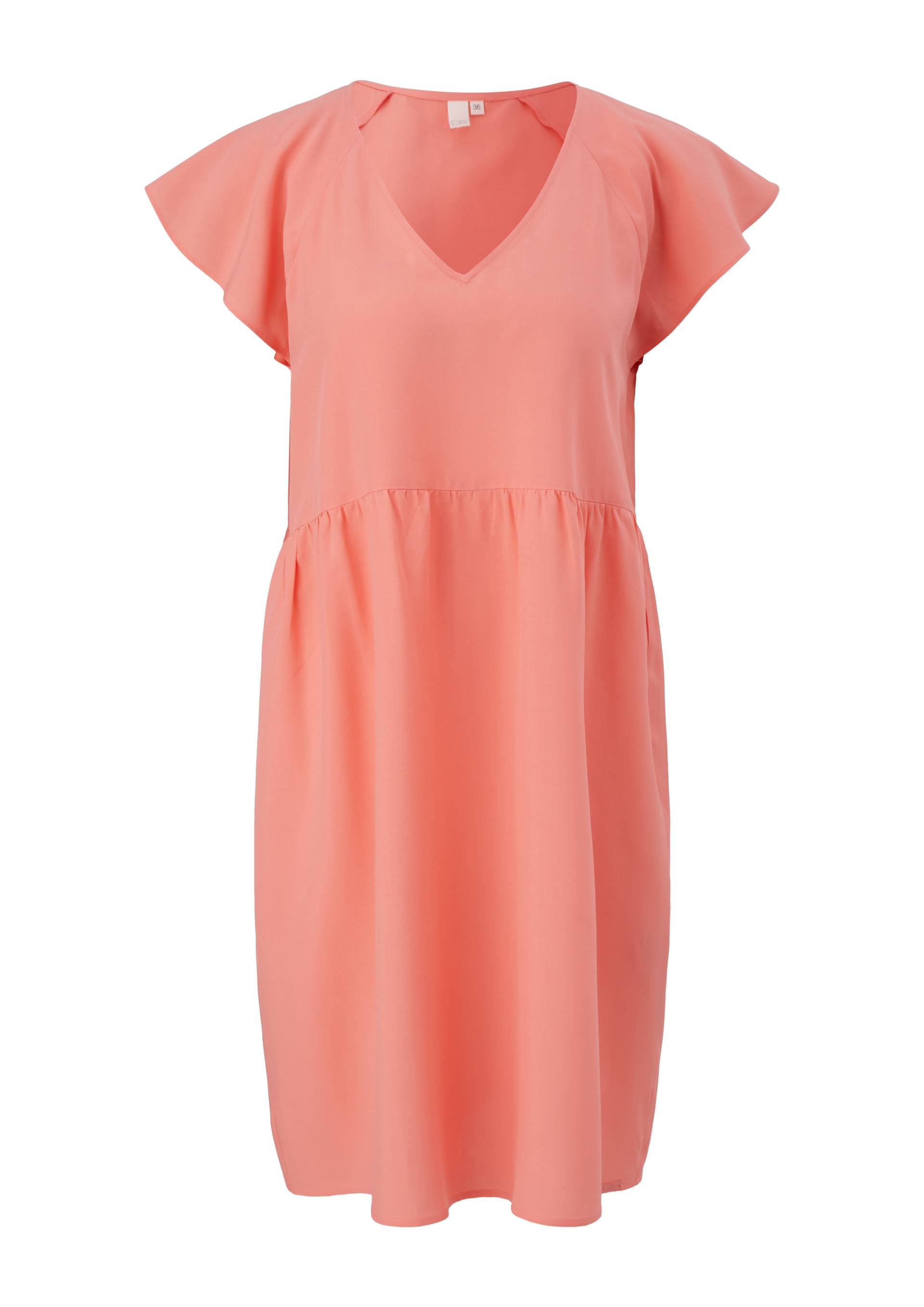 QS - Kurzes Kleid aus Viskose, Damen, Rosa von QS