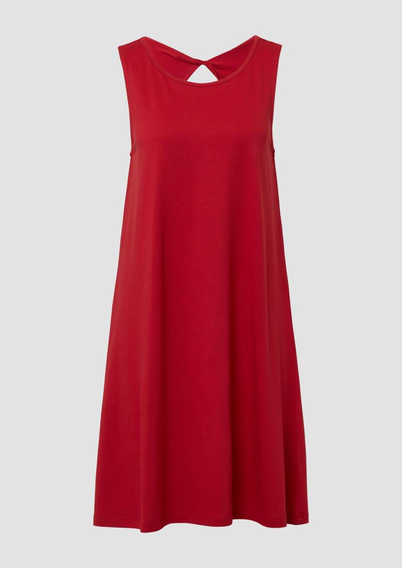s.Oliver - Kurzes Kleid mit Cut-out-Detail, Damen, rot von s.Oliver