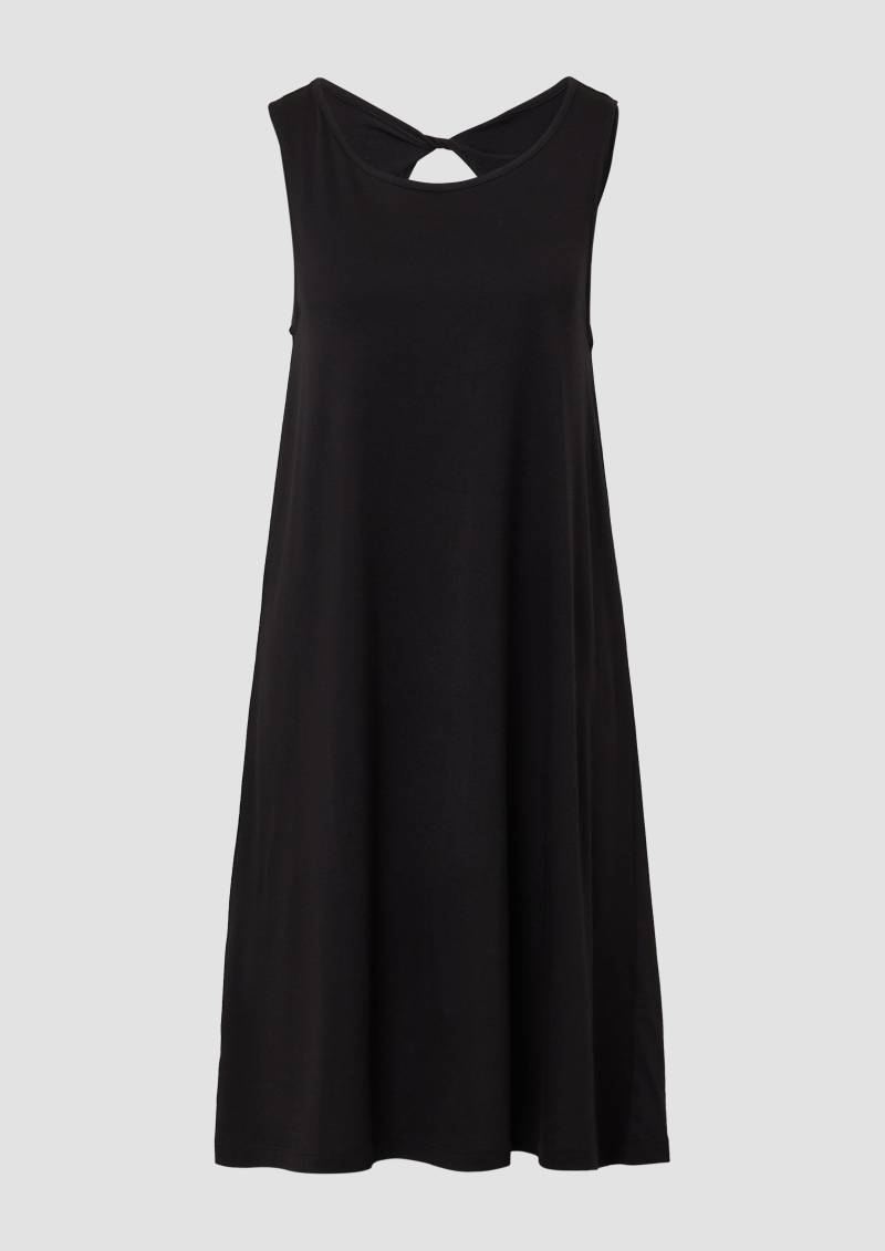 s.Oliver - Kurzes Kleid mit Cut-out-Detail, Damen, schwarz von s.Oliver