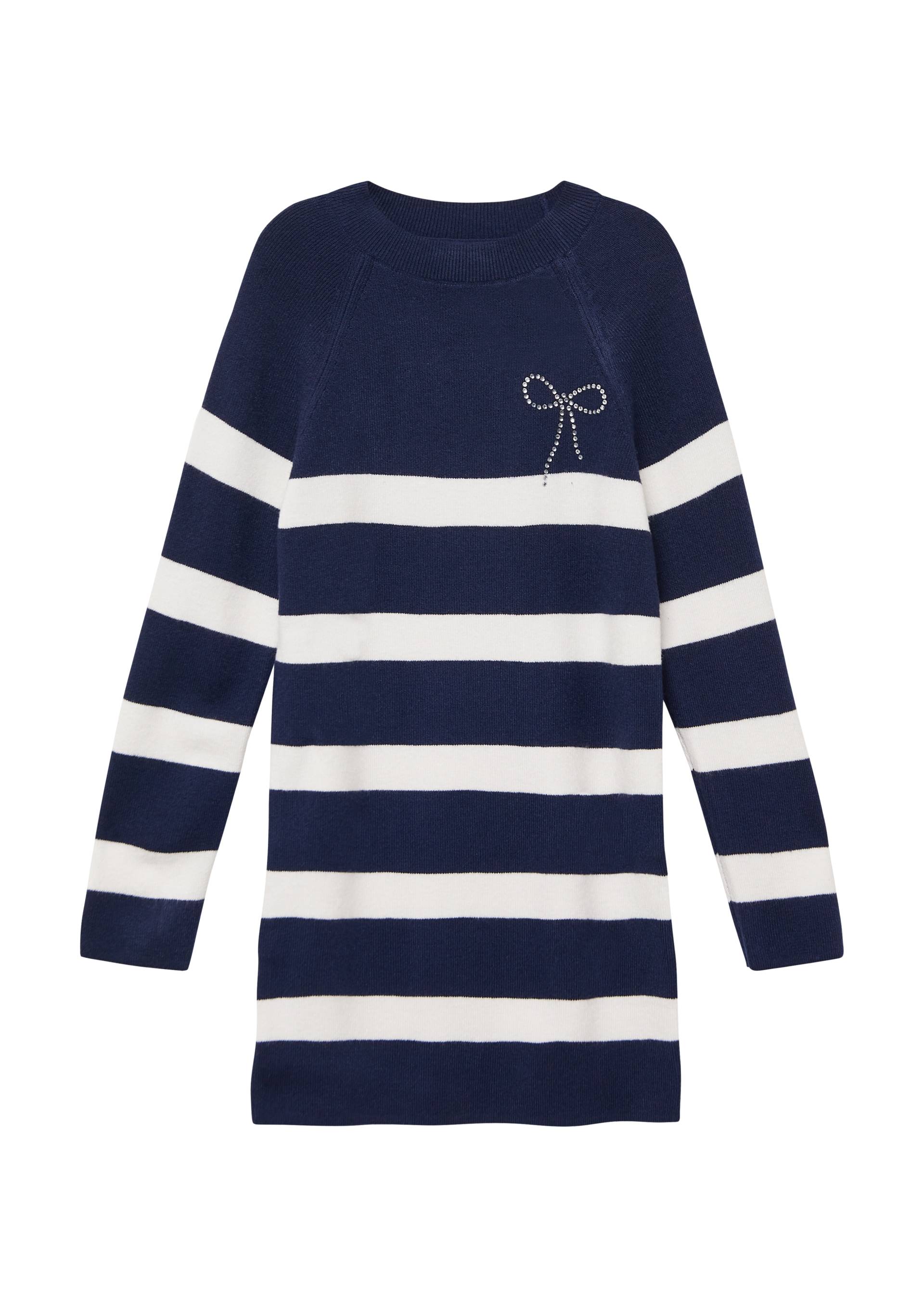 s.Oliver - Kurzes Strickkleid aus Viskosemix im Loose Fit, Kinder, blau s.Oliver - Kurzes Strickkleid aus Viskosemix im Loose Fit, Kinder, blau von s.Oliver