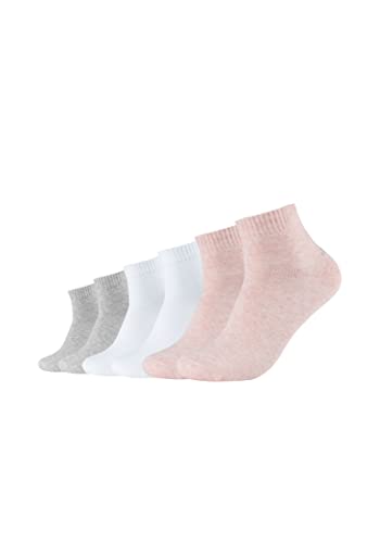 s.Oliver Unisex Kurzsocken 6er Pack 35/38 rosé melange von s.Oliver