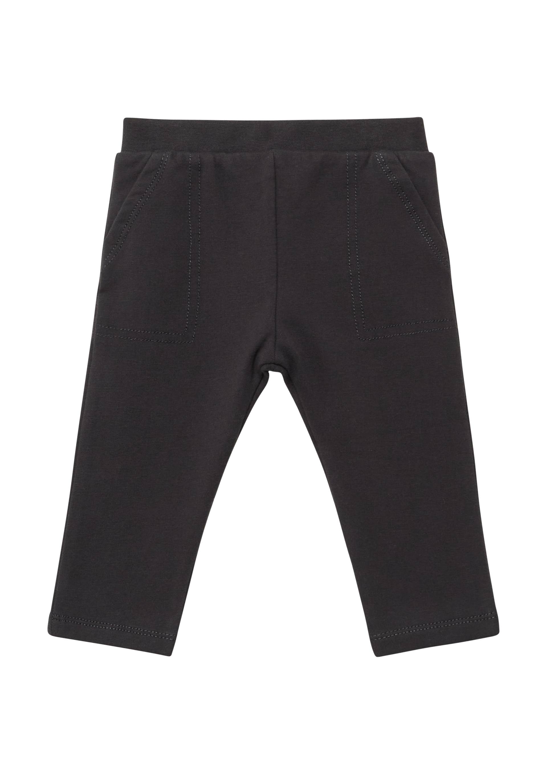 s.Oliver - Kuschelige Jogginghose aus Baumwollsweat, Babys, grau von s.Oliver