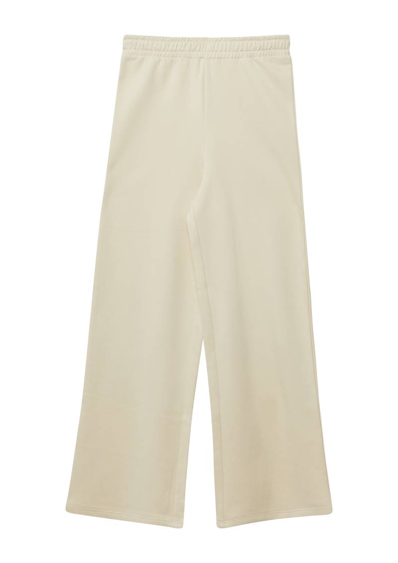 s.Oliver - Kuschelige Loose Fit Sweatpants mit weitem Bein, Mädchen, creme von s.Oliver