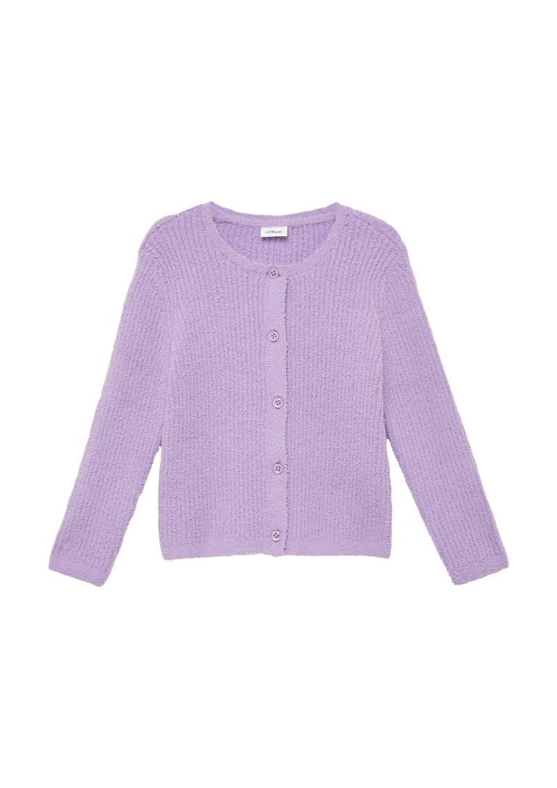 s.Oliver - Kuschelige Strickjacke, Kinder, lila von s.Oliver