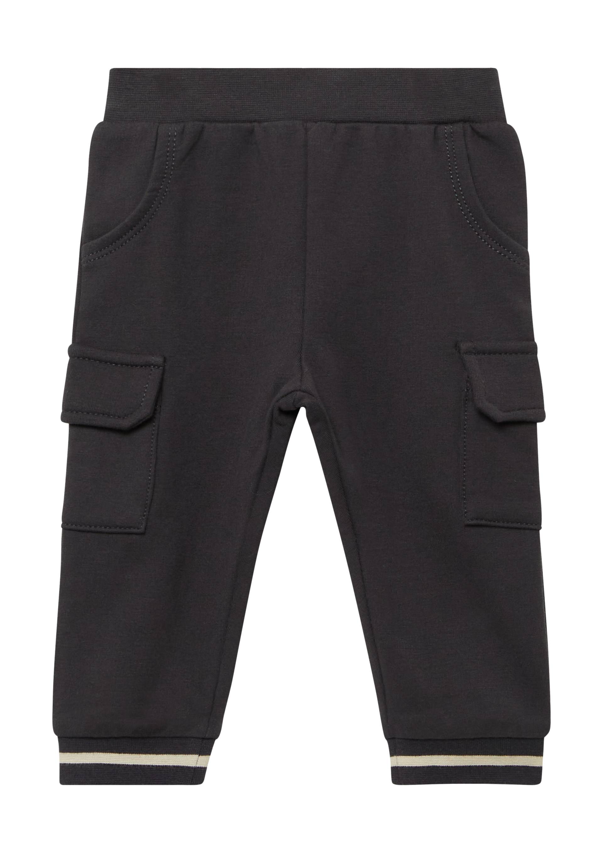 s.Oliver - Kuschelige Sweatpants mit Cargotaschen, Babys, grau von s.Oliver