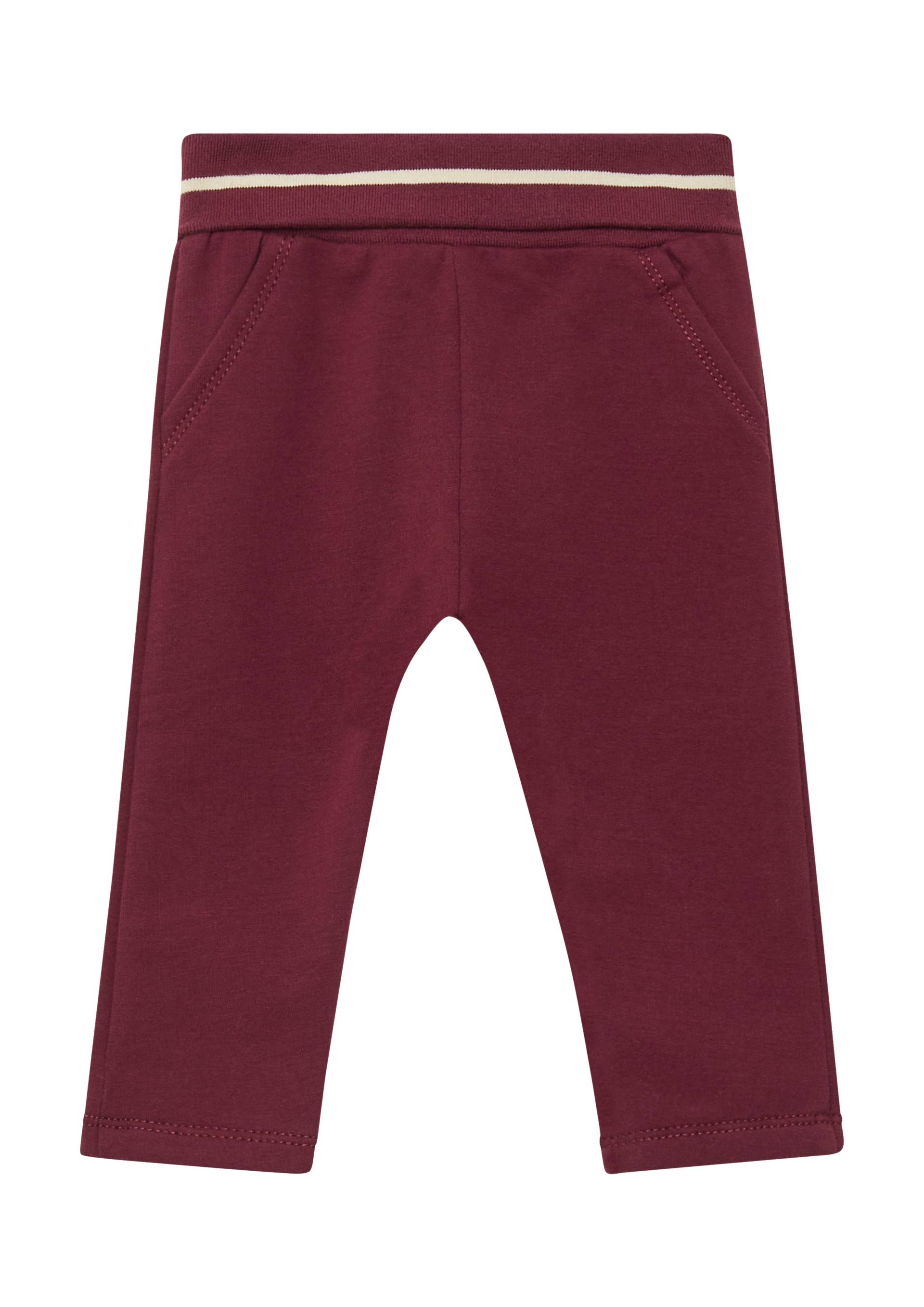 s.Oliver - Kuschelige Unisex-Jogpants mit Umschlagbund, Babys, rot von s.Oliver