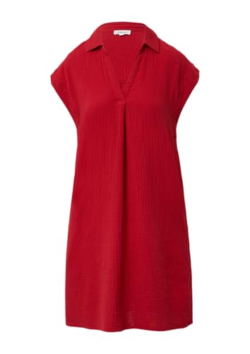 s.Oliver Lässiges Kleid aus Musselin mit Eingrifftaschen mohnrot 42 von s.Oliver