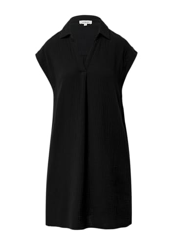 s.Oliver Lässiges Kleid aus Musselin mit Eingrifftaschen schwarz 40 von s.Oliver