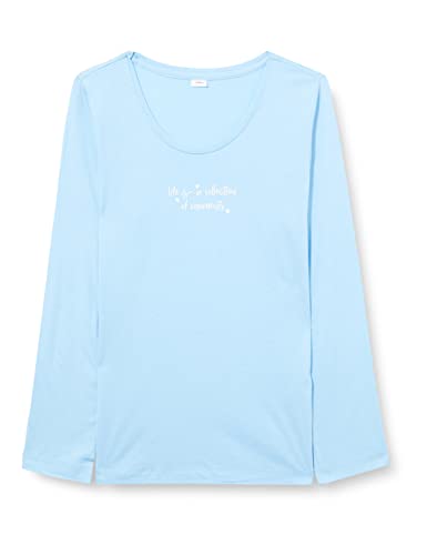 s.Oliver Langarm-Schlafshirt blau von s.Oliver