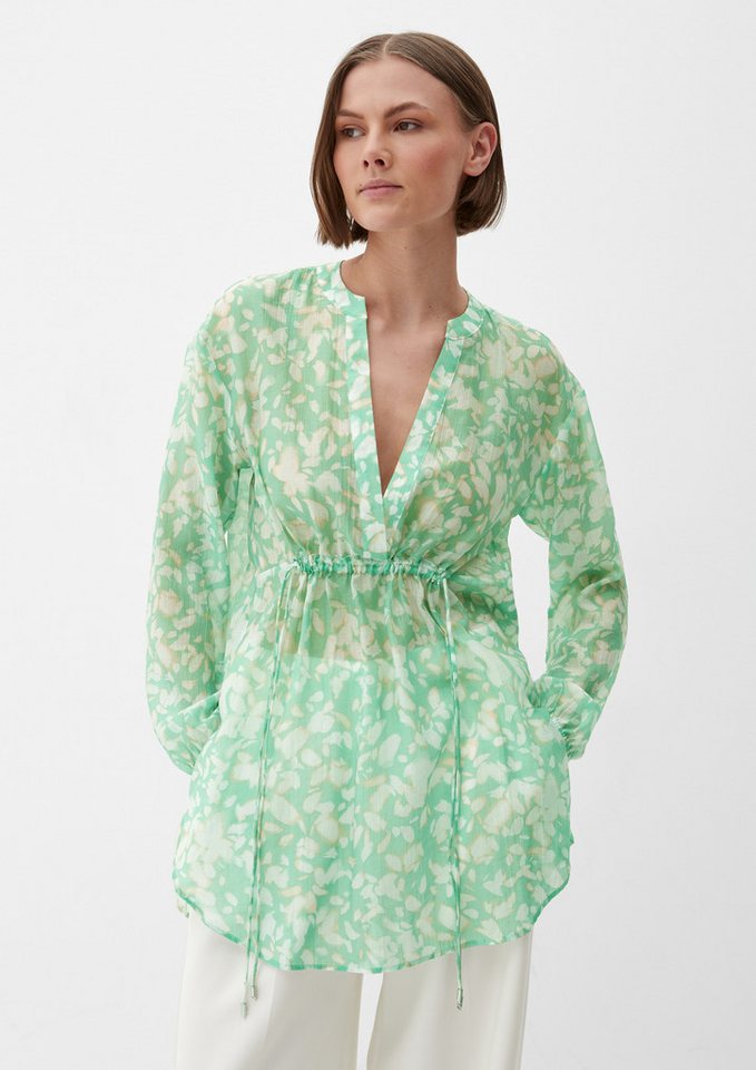 s.Oliver Langarmbluse Bluse Bluse mit Tunika-Ausschnitt (1-tlg) von s.Oliver