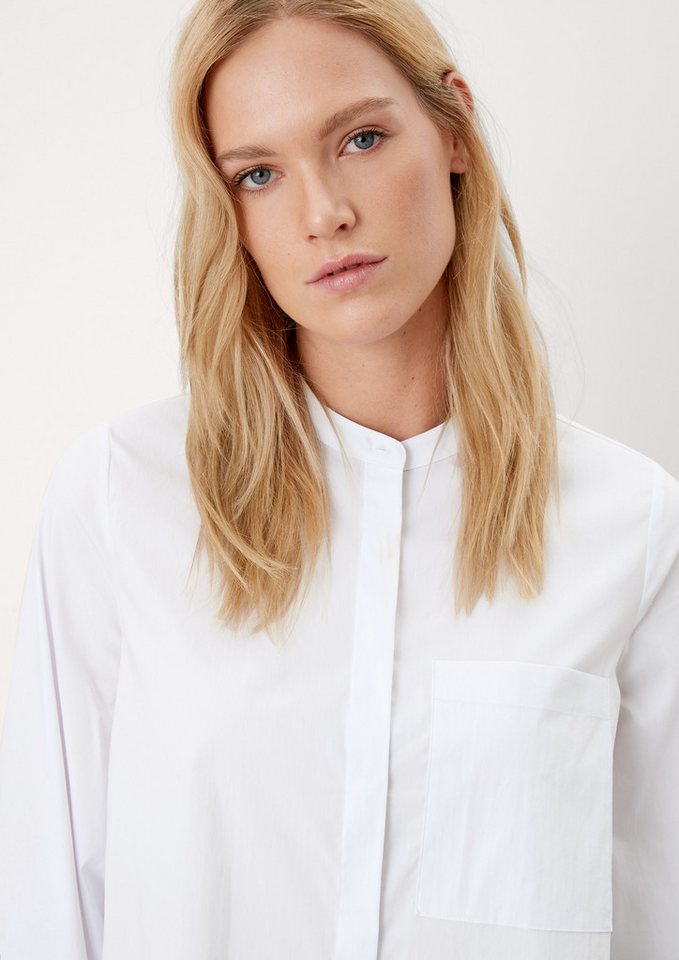 s.Oliver Langarmbluse Bluse Longbluse aus Popeline von s.Oliver