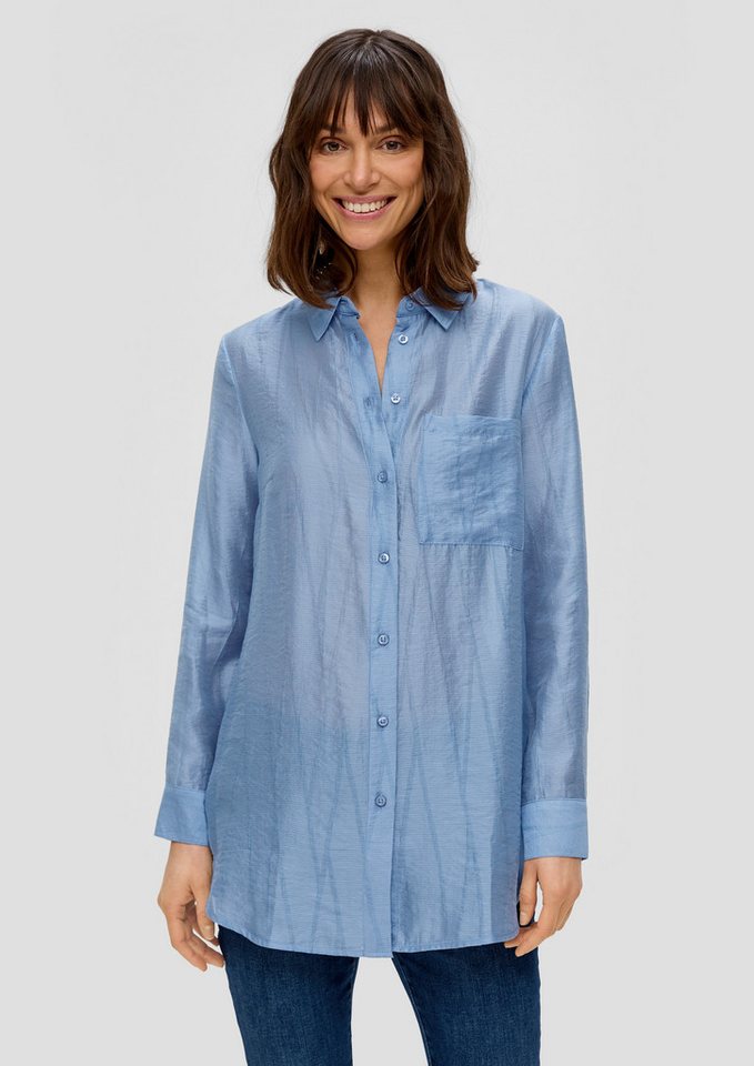 s.Oliver Langarmbluse Bluse Longbluse aus Lyocellmix (1-tlg) von s.Oliver