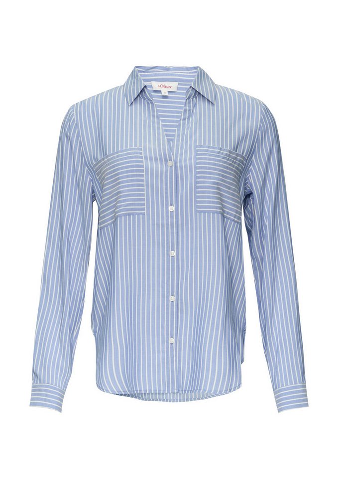 s.Oliver Langarmbluse - S.Oliver Red Label – gestreifte Hemdbluse Damen von s.Oliver