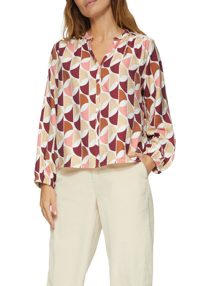s.Oliver Langarmbluse mit All-Over Print von s.Oliver