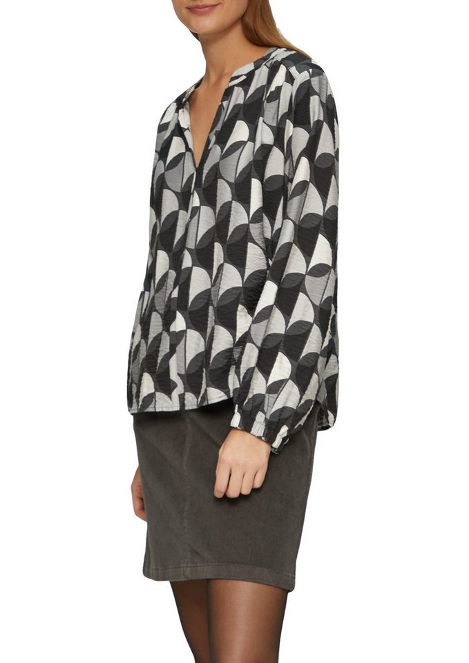s.Oliver Langarmbluse mit All-Over Print von s.Oliver