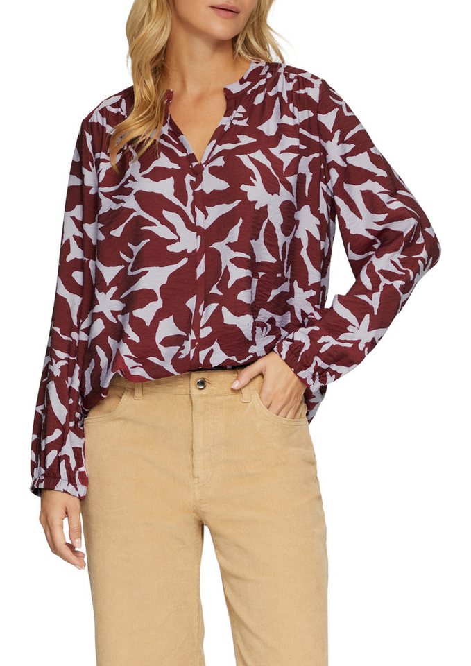 s.Oliver Langarmbluse mit All-Over Print von s.Oliver