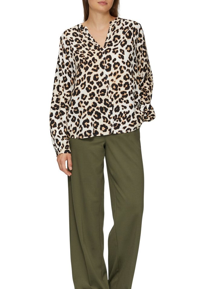s.Oliver Langarmbluse mit All-Over Print von s.Oliver