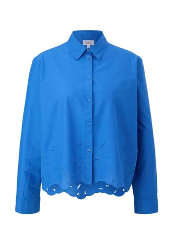 s.Oliver Langarmbluse mit Broderie Anglaise Royalblau 44 s.Oliver Langarmbluse mit Broderie Anglaise Royalblau 44 von s.Oliver
