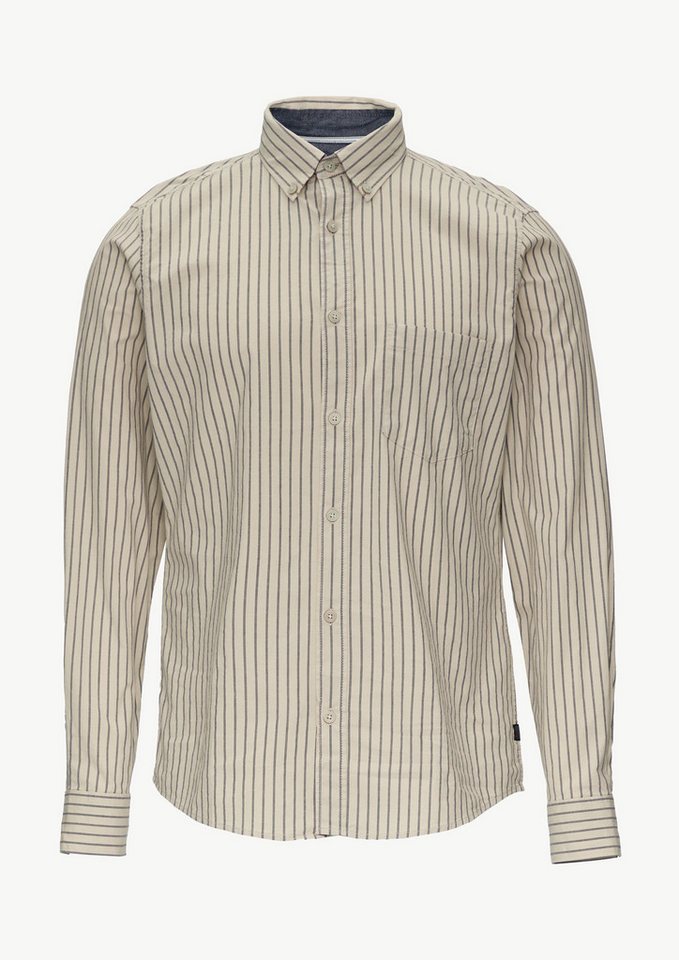s.Oliver Langarmhemd Slim Fit: Hemd aus Baumwollstretch Kontrast-Details von s.Oliver
