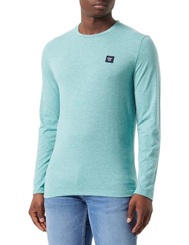 s.Oliver Langarmshirt meliert mit Logo-Patch von s.Oliver