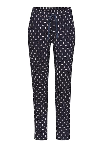 s.Oliver Lange Pyjamahose mit Krawattenprint, dunkelblau von s.Oliver