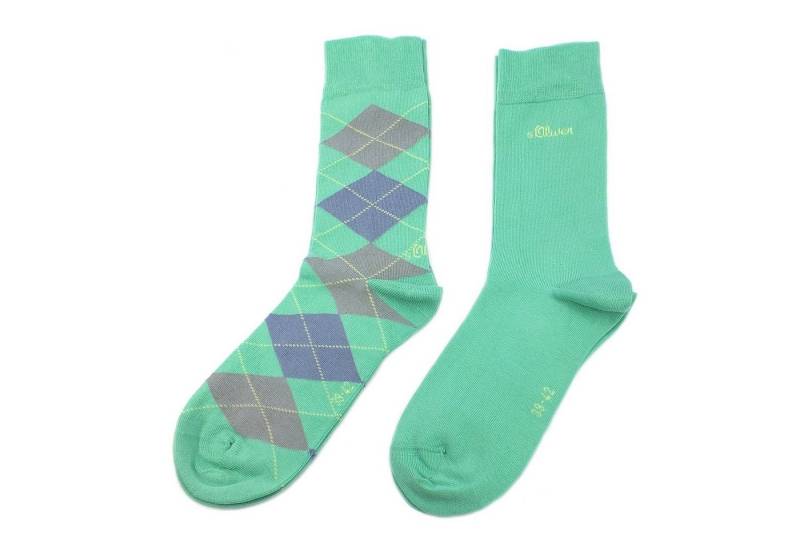 s.Oliver Langsocken S20179 (Packung, 2-Paar, 2 Paar) Herren Damen Unisex Business Socken Baumwolle von s.Oliver