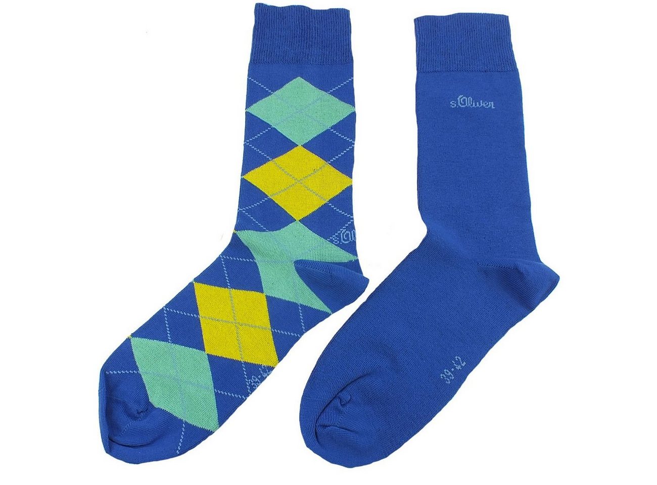 s.Oliver Langsocken S20179 (Packung, 2-Paar, 2 Paar) Herren Damen Unisex Business Socken Baumwolle von s.Oliver