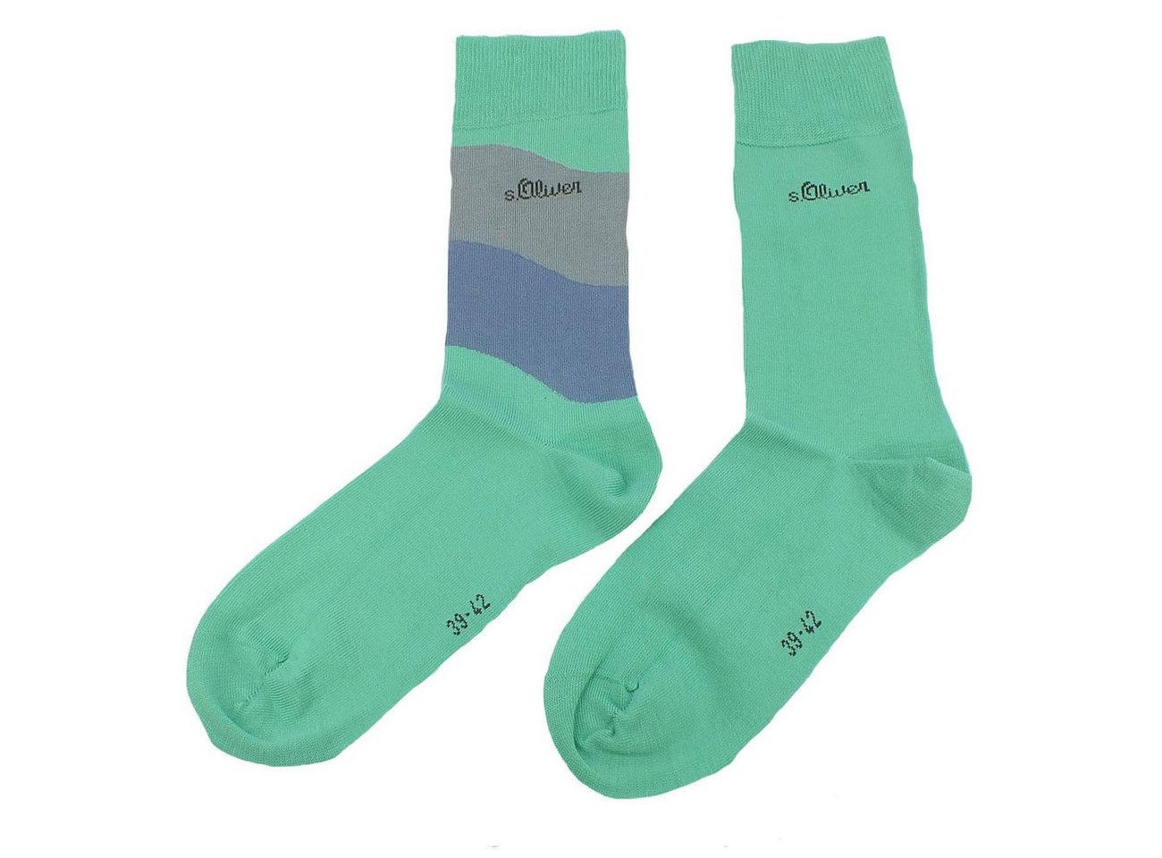 s.Oliver Langsocken S20219 (Packung, 2-Paar, 2 Paar) Herren Damen Unisex Business Socken Baumwolle von s.Oliver