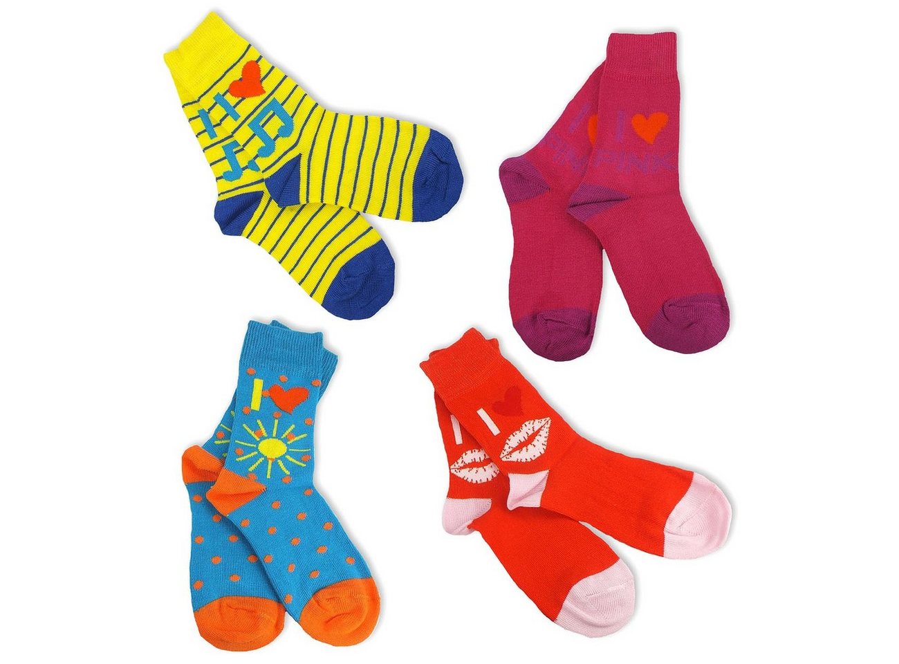 s.Oliver Langsocken S20228 (Set, 4-Paar, 4 Paar) Kinder Socken, Jungen & Mädchen mit Baumwolle, Kindersocken von s.Oliver
