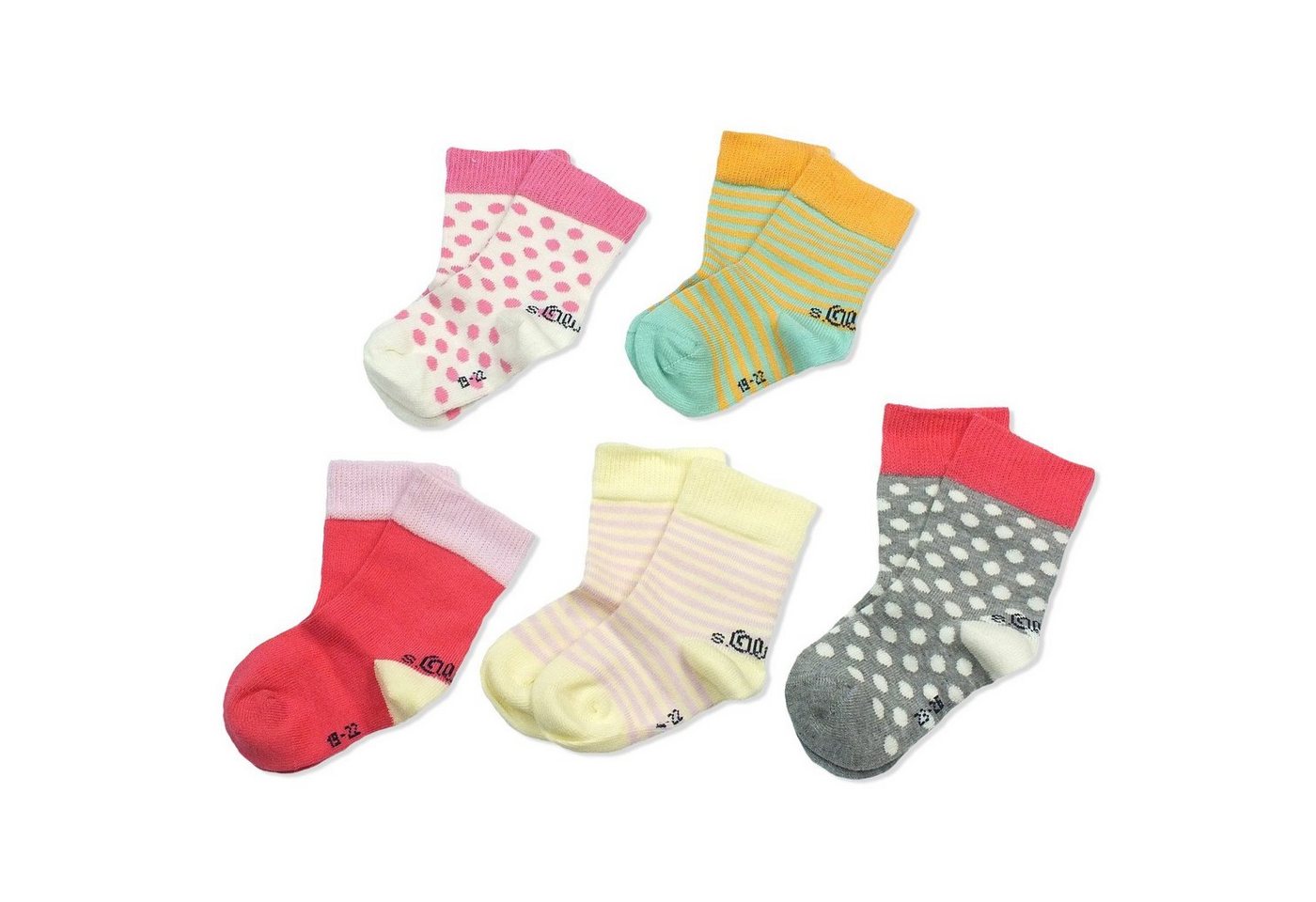 s.Oliver Langsocken S20293 (Packung, 5-Paar, 5 Paar) Kinder Socken, Jungen & Mädchen mit Baumwolle, Kindersocken von s.Oliver