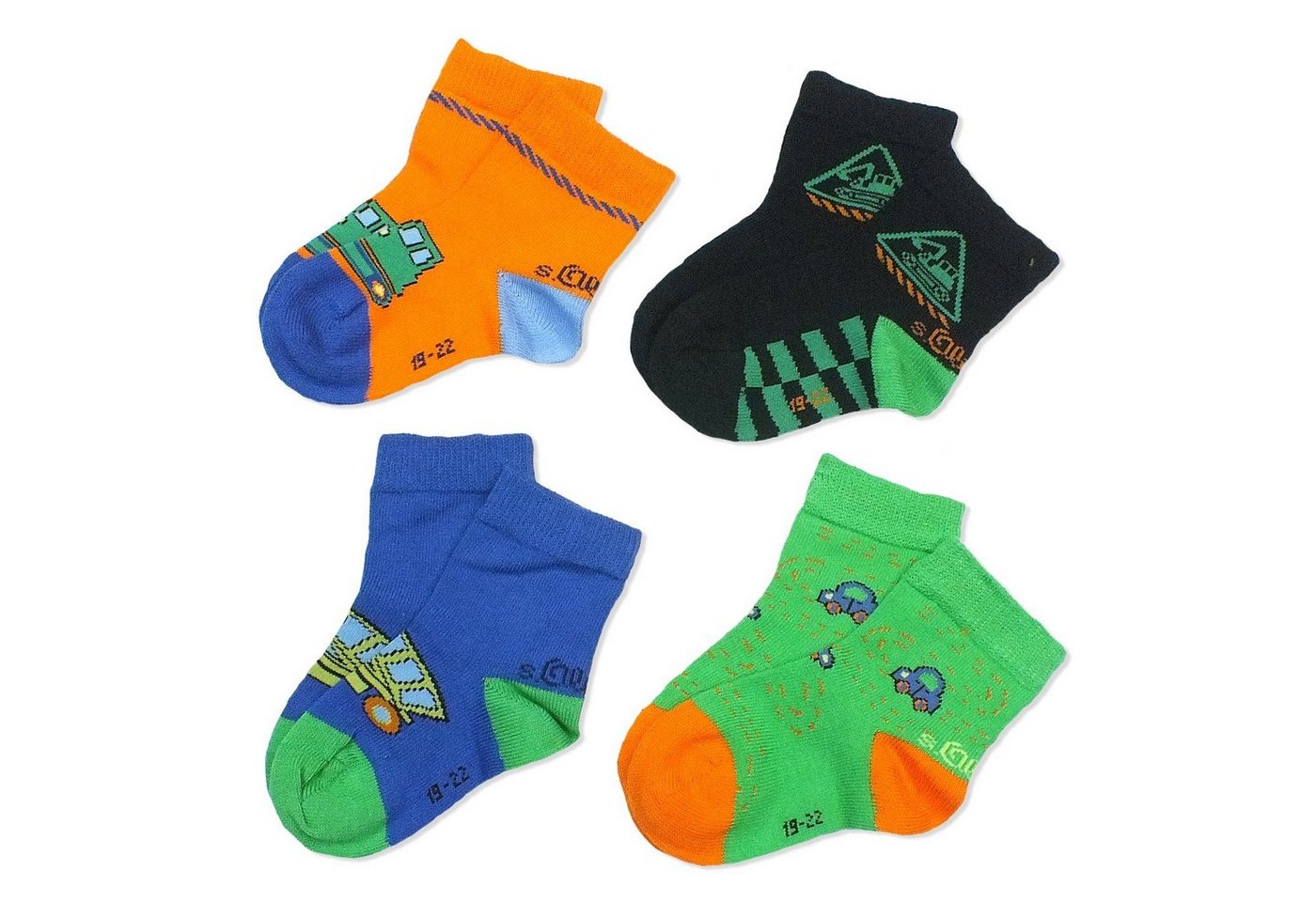 s.Oliver Langsocken S20318 (Set, 4-Paar, 4 Paar) Kinder Socken, Baby Jungen & Mädchen mit Baumwolle, Kindersocken von s.Oliver