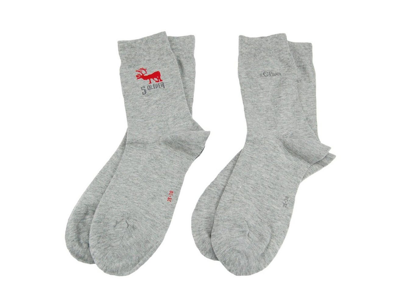 s.Oliver Langsocken s.Oliver Socks (Packung, 2-Paar, 2 Paar) Damen Unisex Herren Socken Freizeitsocken Baumwolle Hirsch von s.Oliver