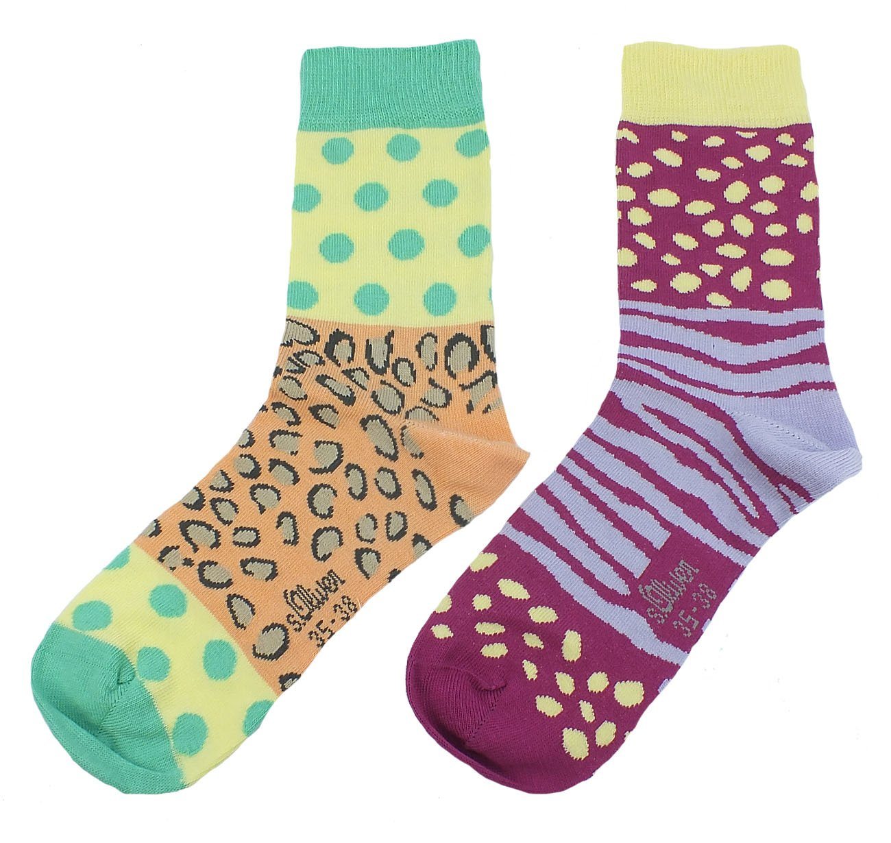 s.Oliver Langsocken s.Oliver Socks (Packung, 2-Paar, 2 Paar) Damen Unisex Herren Socken Freizeitsocken Baumwolle Muster von s.Oliver