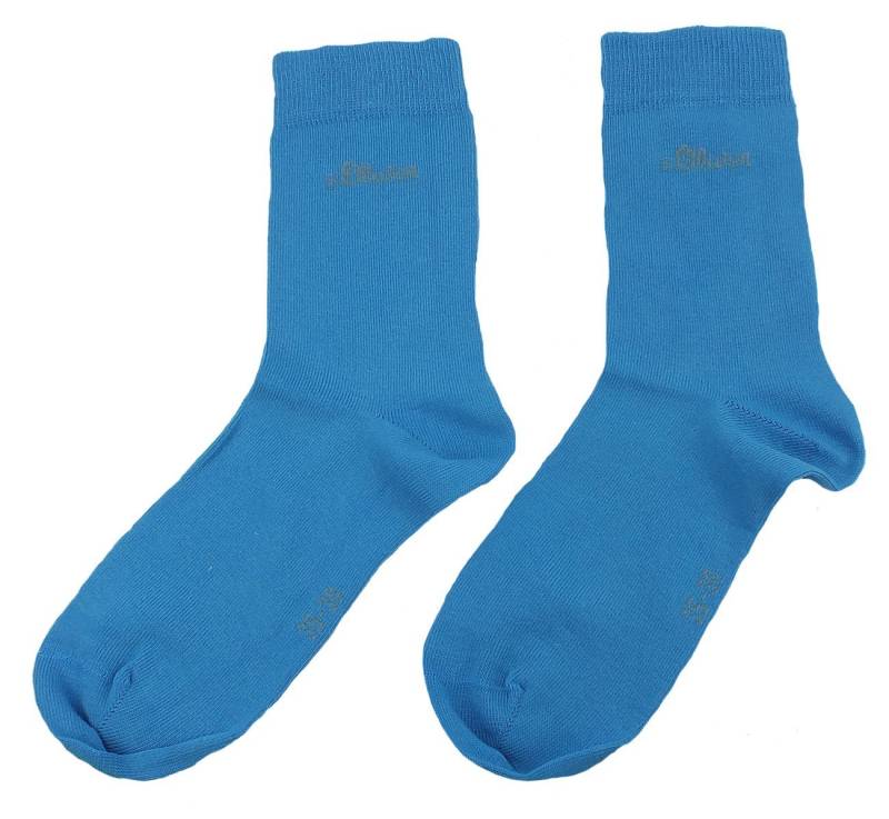 s.Oliver Langsocken s.Oliver Socks (Packung, 2-Paar, 2 Paar) Damen Unisex Herren Socken Freizeitsocken Baumwolle von s.Oliver