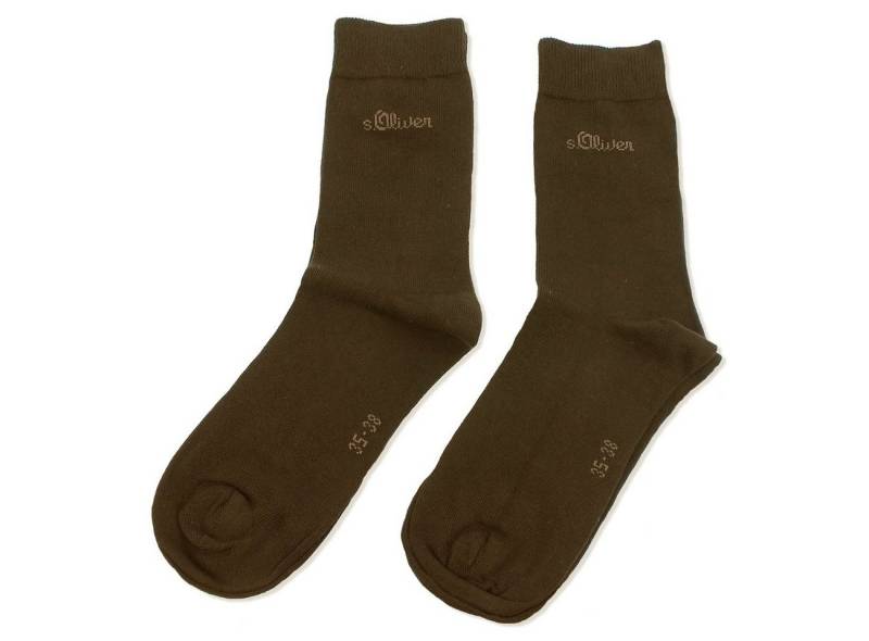 s.Oliver Langsocken s.Oliver Socks (Packung, 2-Paar, 2 Paar) Damen Unisex Herren Socken Freizeitsocken Baumwolle von s.Oliver