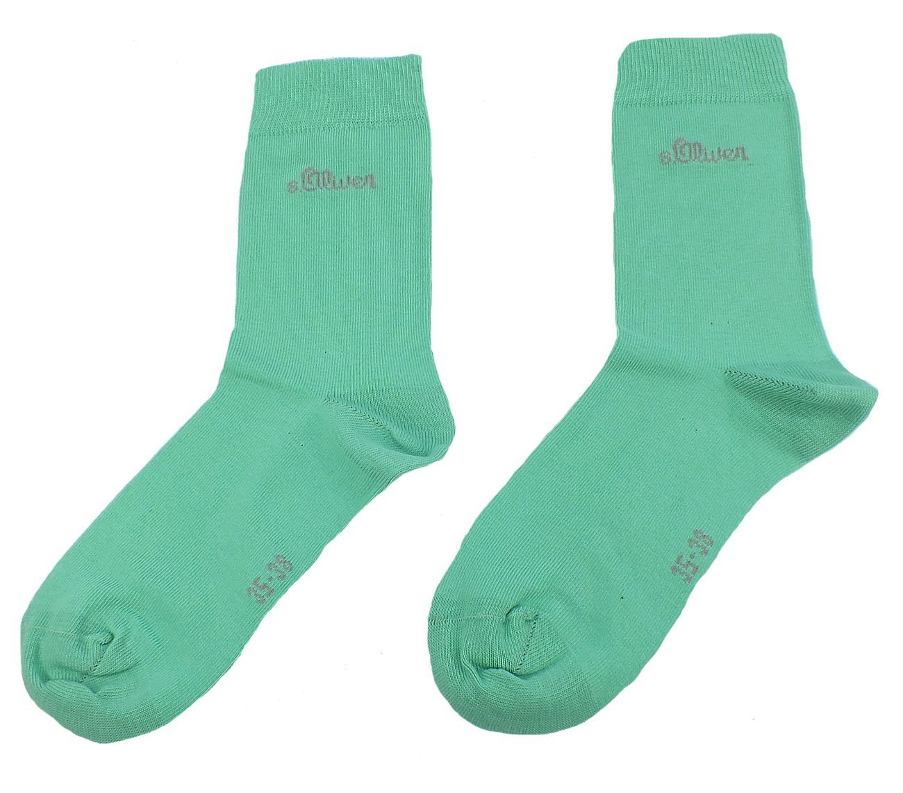 s.Oliver Langsocken s.Oliver Socks (Packung, 2-Paar, 2 Paar) Damen Unisex Herren Socken Freizeitsocken Baumwolle von s.Oliver