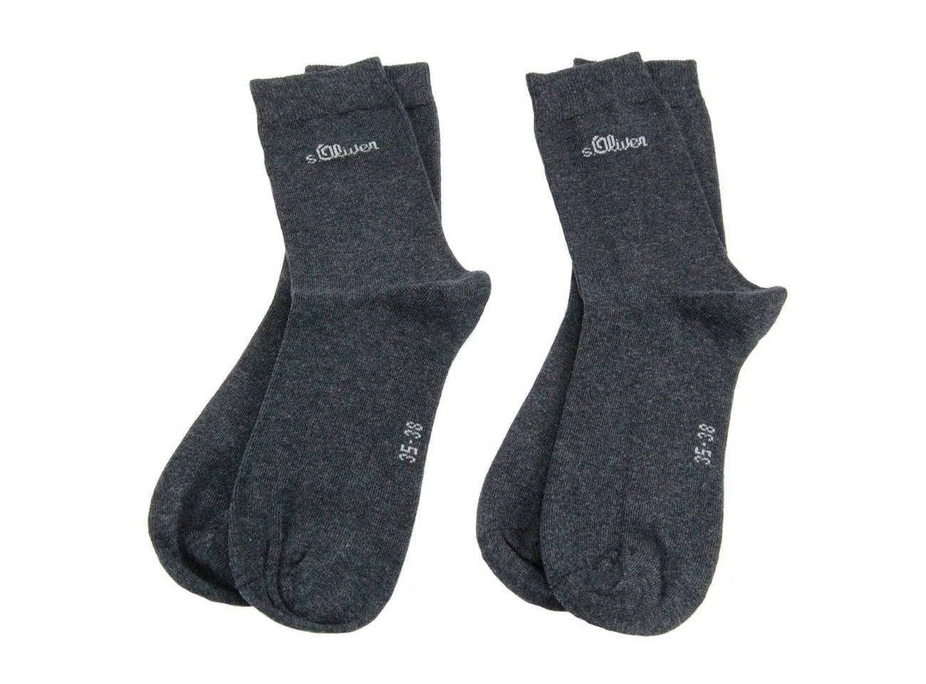 s.Oliver Langsocken s.Oliver Socks (Packung, 2-Paar, 2 Paar) Damen Unisex Herren Socken Freizeitsocken Baumwolle von s.Oliver