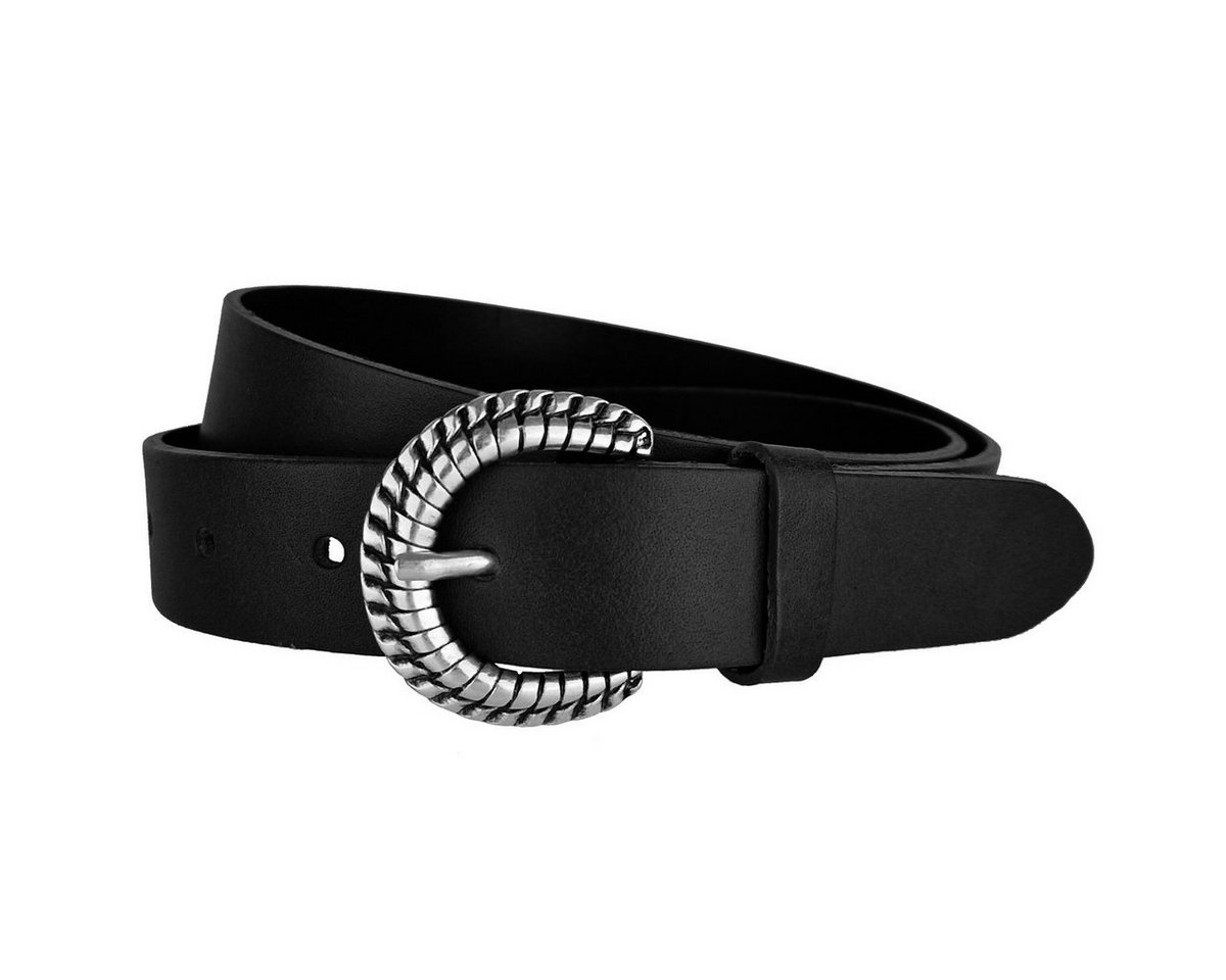 s.Oliver Ledergürtel Damen Gürtel Belt Frauen Ledergürtel schwarz 2120609-9999 von s.Oliver