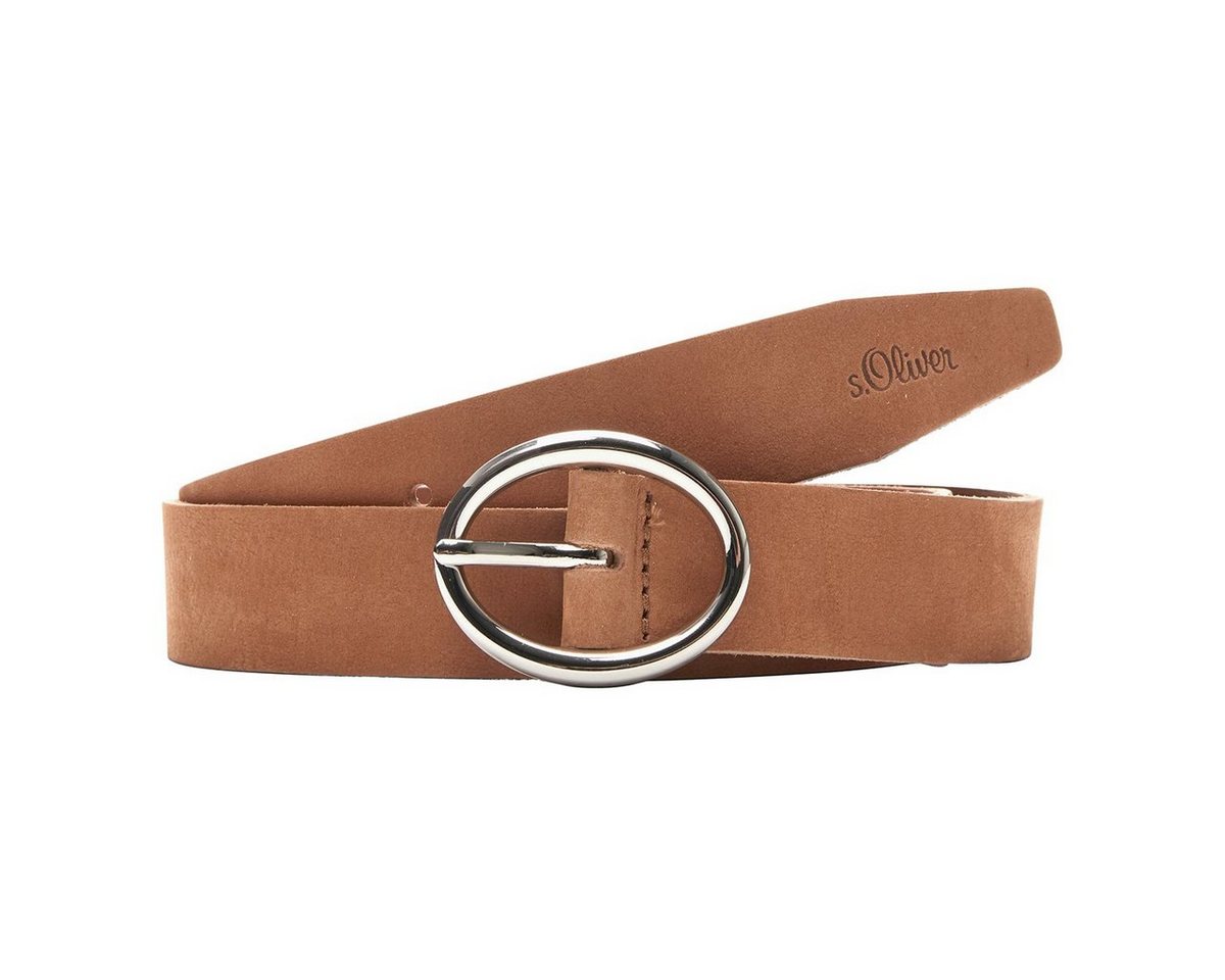 s.Oliver Ledergürtel Damen Leder Gürtel Belt Frauen Ledergürtel 2055354-8736 von s.Oliver