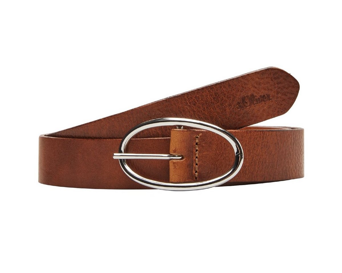 s.Oliver Ledergürtel Damen Leder Gürtel Belt Frauen Ledergürtel 2064392-8786 von s.Oliver