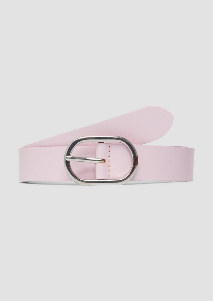 s.Oliver Ledergürtel Taillengürtel Ledergürtel mit ovaler Schließe von s.Oliver