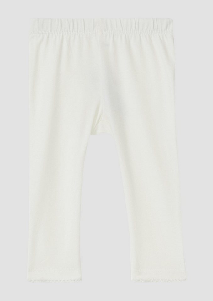 s.Oliver Leggings Leggins Leggings aus Baumwolljersey mit Verzierung am Saum von s.Oliver