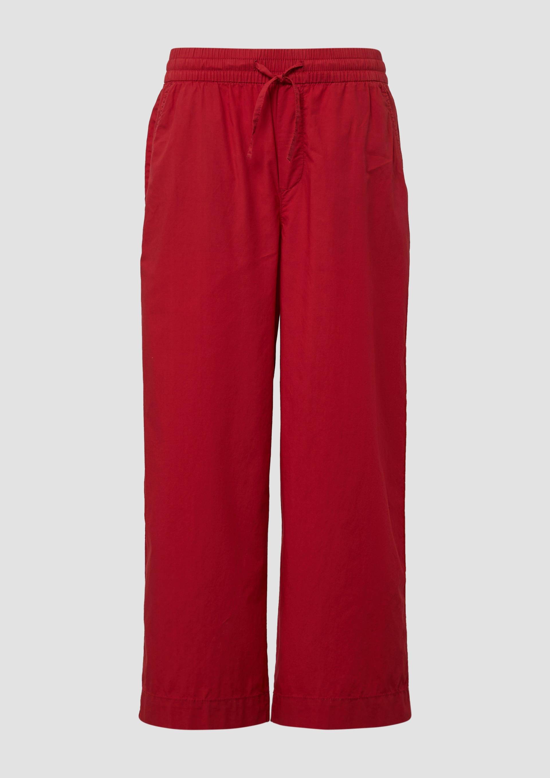 s.Oliver - Leichte Culotte aus Baumwollmix im Relaxed Fit, Damen, rot s.Oliver - Leichte Culotte aus Baumwollmix im Relaxed Fit, Damen, rot von s.Oliver
