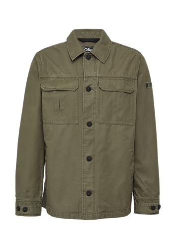 Leichte Jacke im Utility-Look aus Baumwolle olivgrün XXL von s.Oliver
